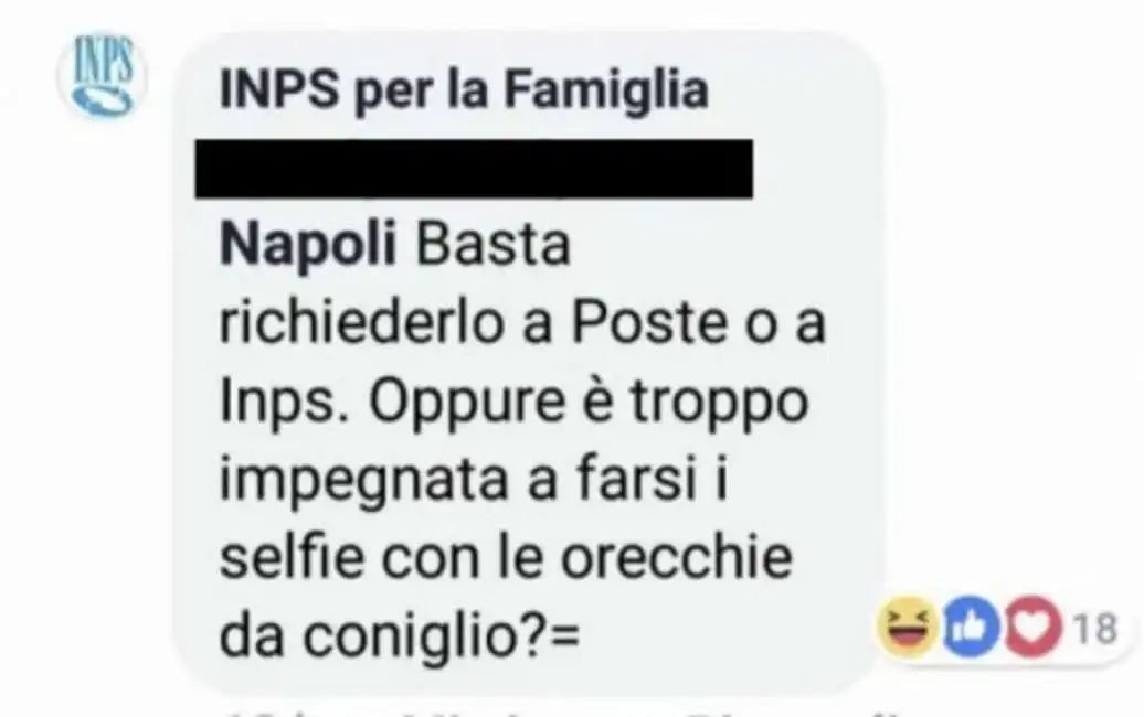 inps per la famiglia