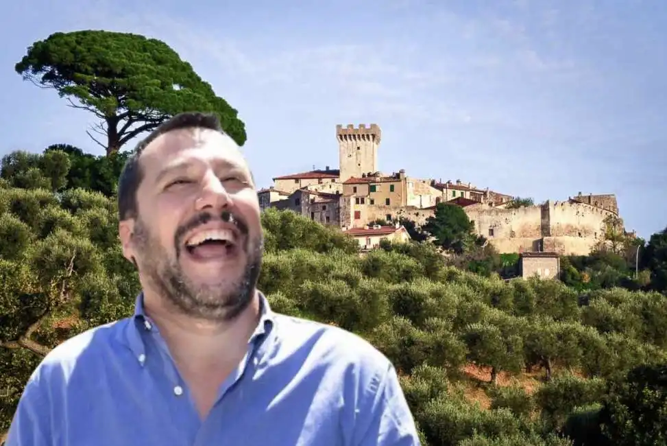 matteo salvini capalbio