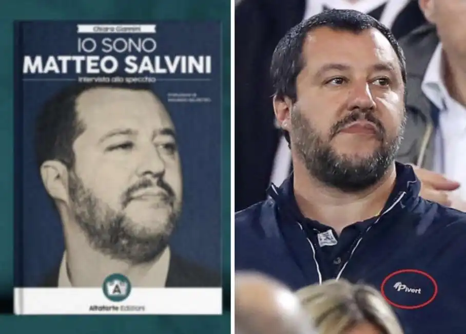 matteo salvini libro giubbotto casapound