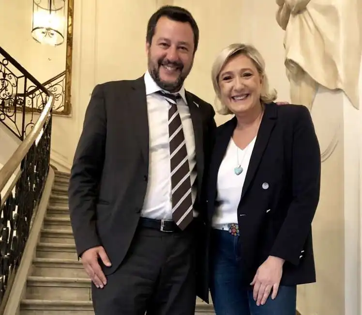 matteo salvini marine le pen