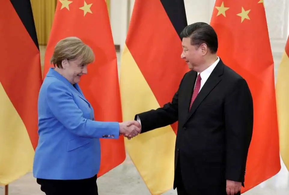 angela merkel xi jinping