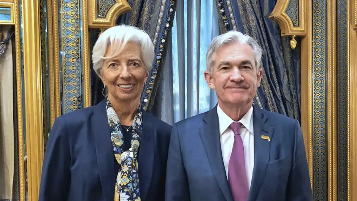 christine lagarde jerome powell