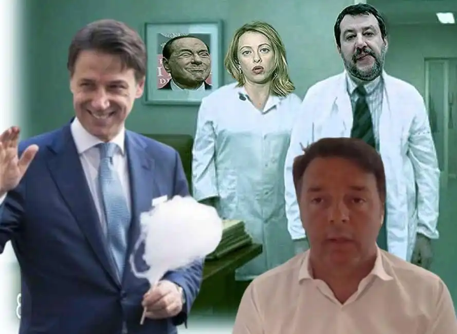 conte berlusconi renzi salvini meloni