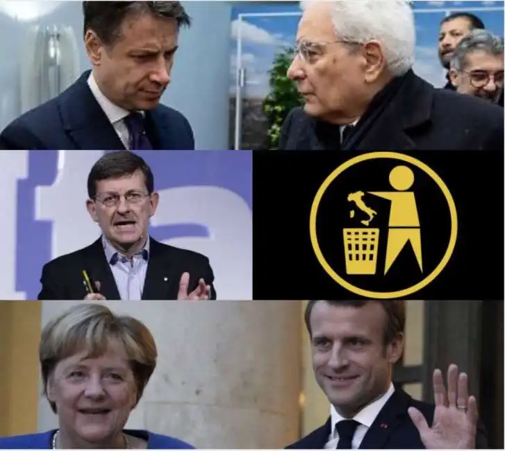 conte mattarella macron merkel colao