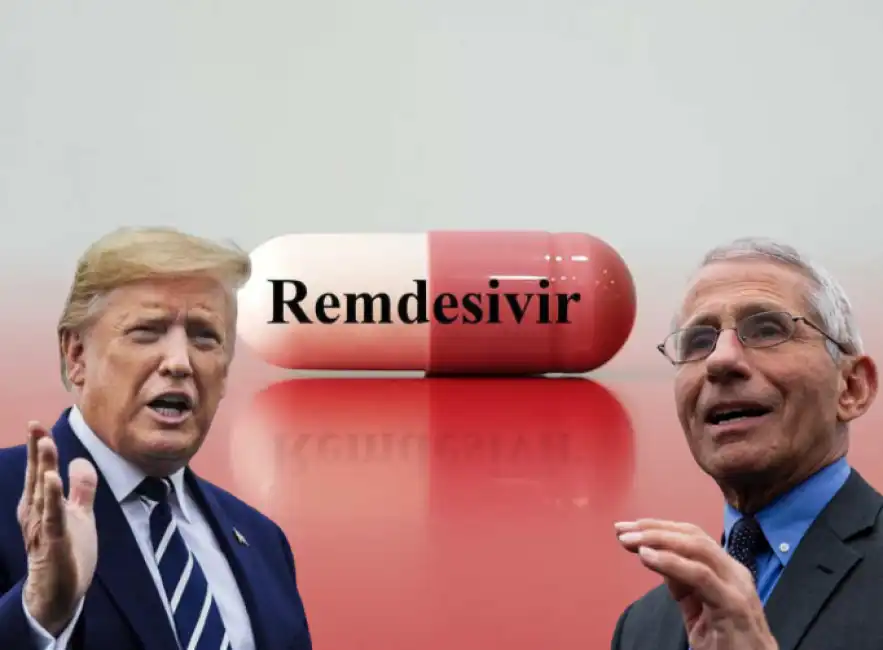 donald trump anthony fauci gilead remdesivir