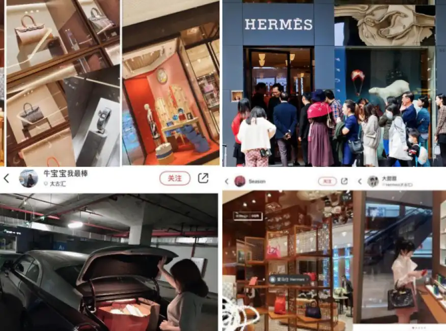 hermes canton revenge spending cina