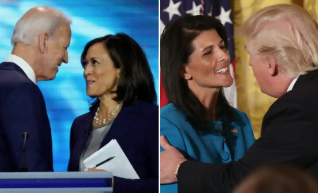 joe biden kamala harris donald trump nikki haley