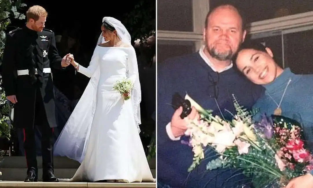 meghan markle, principe harry e thomas markle