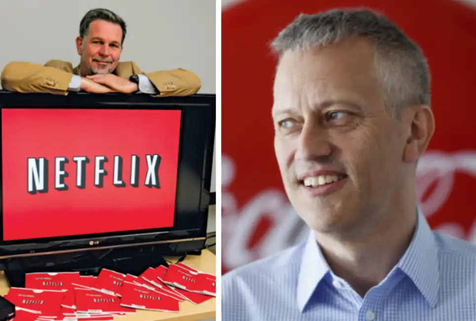 netflix reed hastings james quincey coca cola