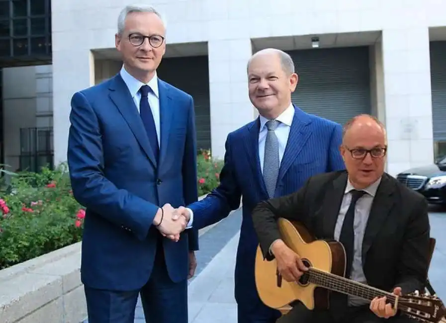 olaf scholz bruno le maire