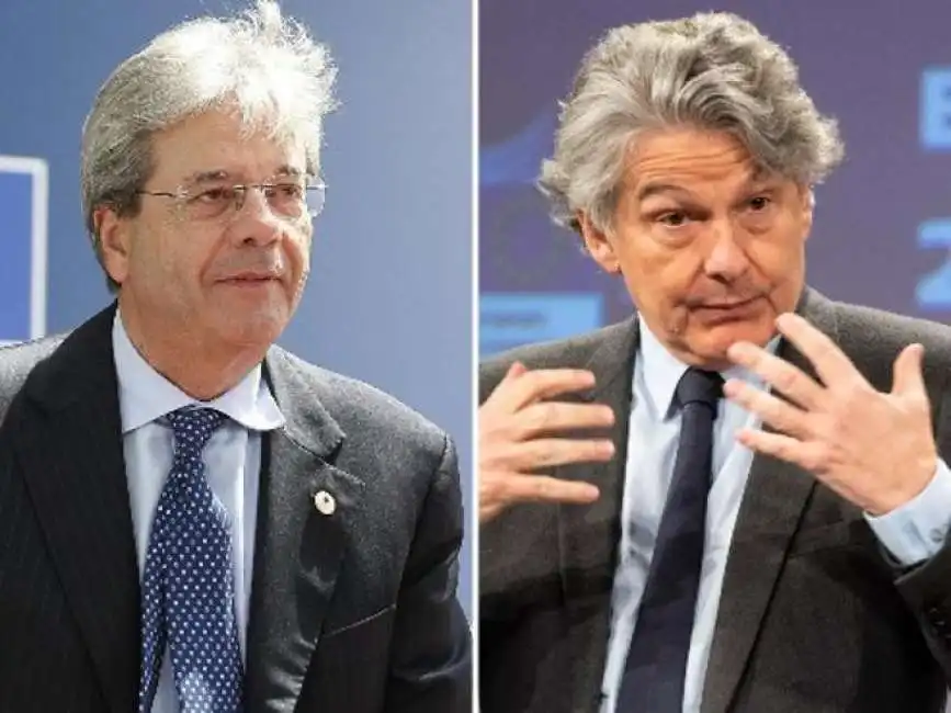 paolo gentiloni thierry breton