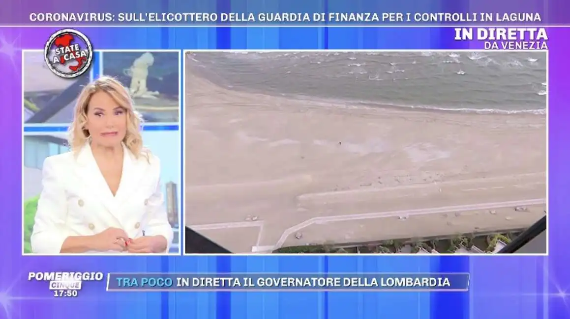 pomeriggio 5 inseguimento lido di venezia