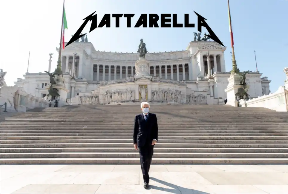 sergio mattarella altare della patria 25 aprile