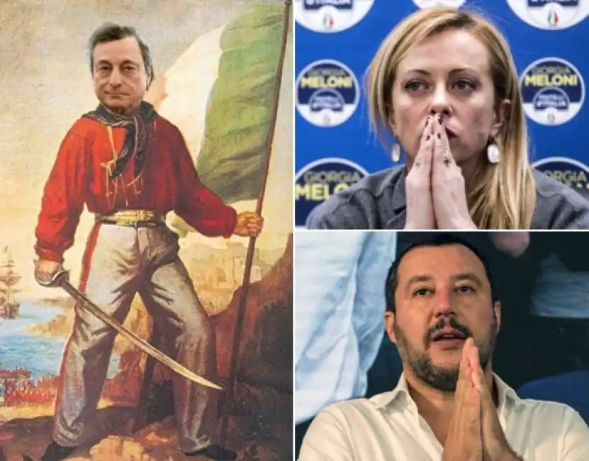 draghi salvini meloni