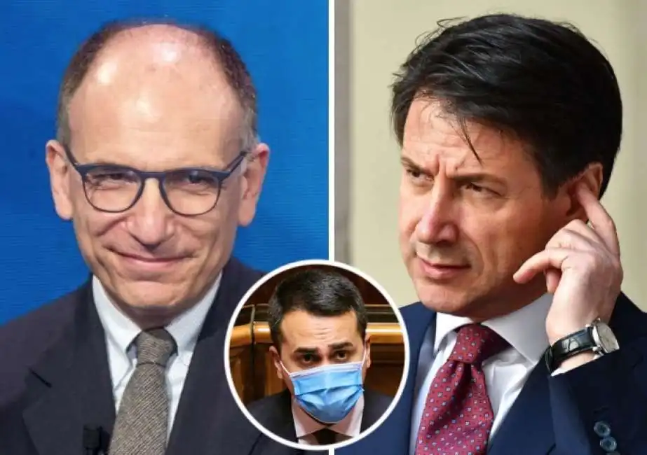 enrico letta giuseppe conte luigi di maio