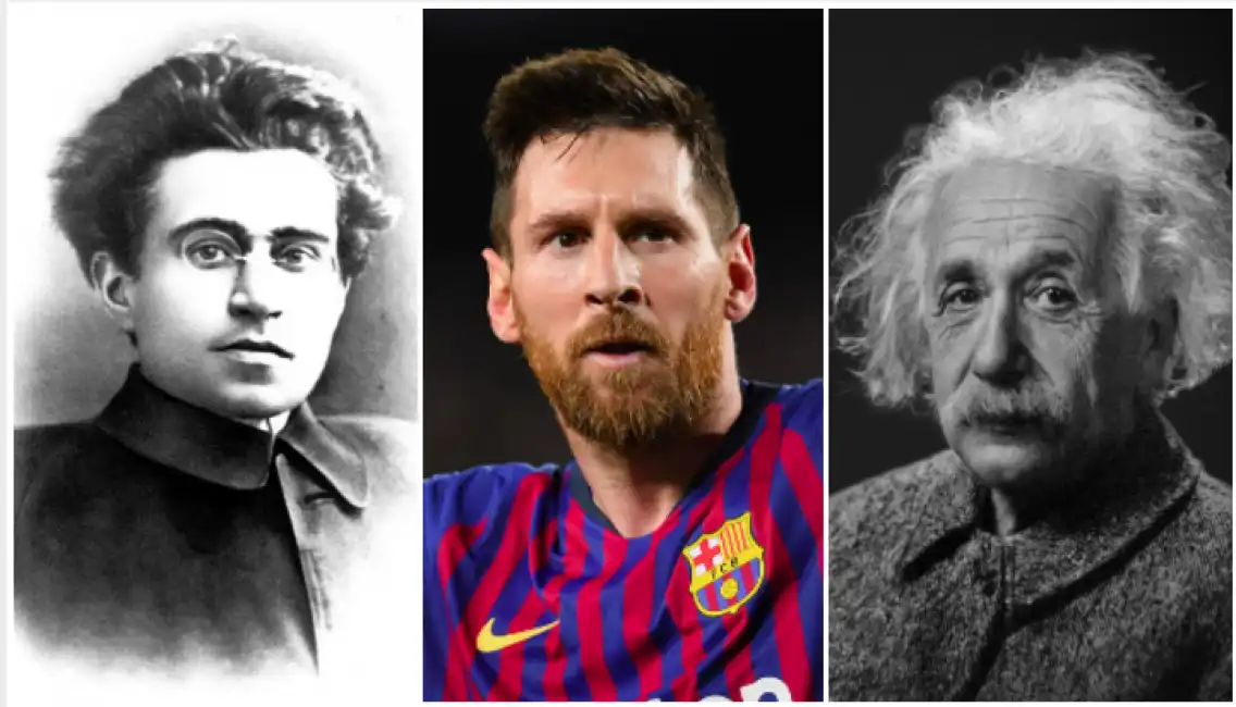 gramsci messi einstein