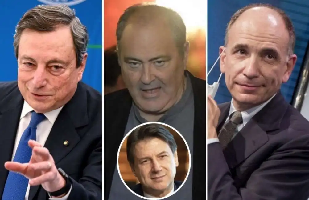 mario draghi goffredo bettini enrico letta giuseppe conte