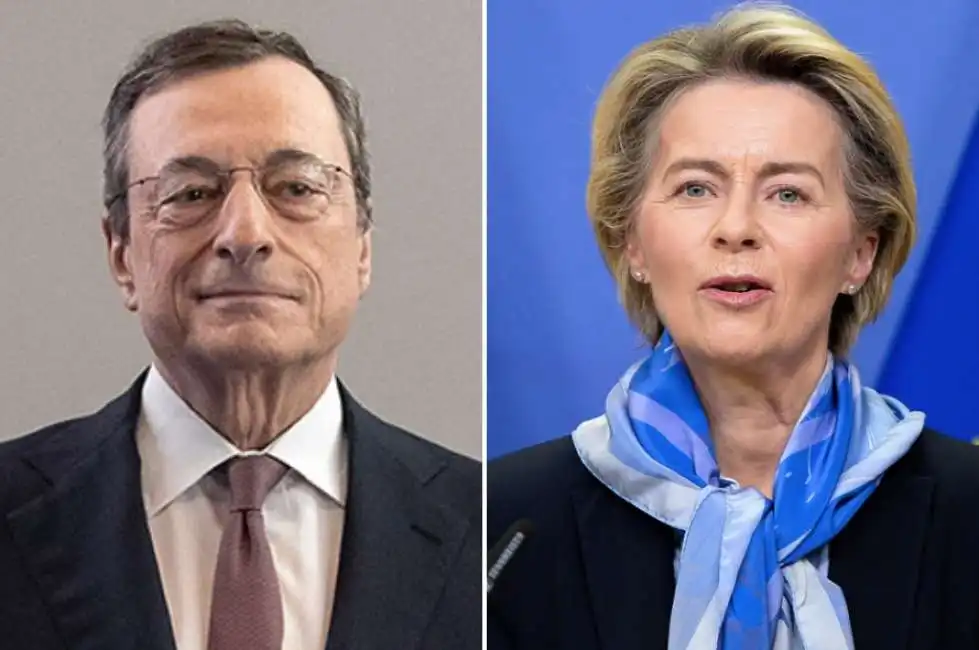 mario draghi ursula von der leyen