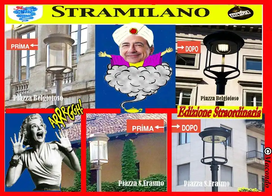 milano astram lampade