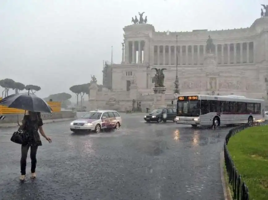 pioggia roma