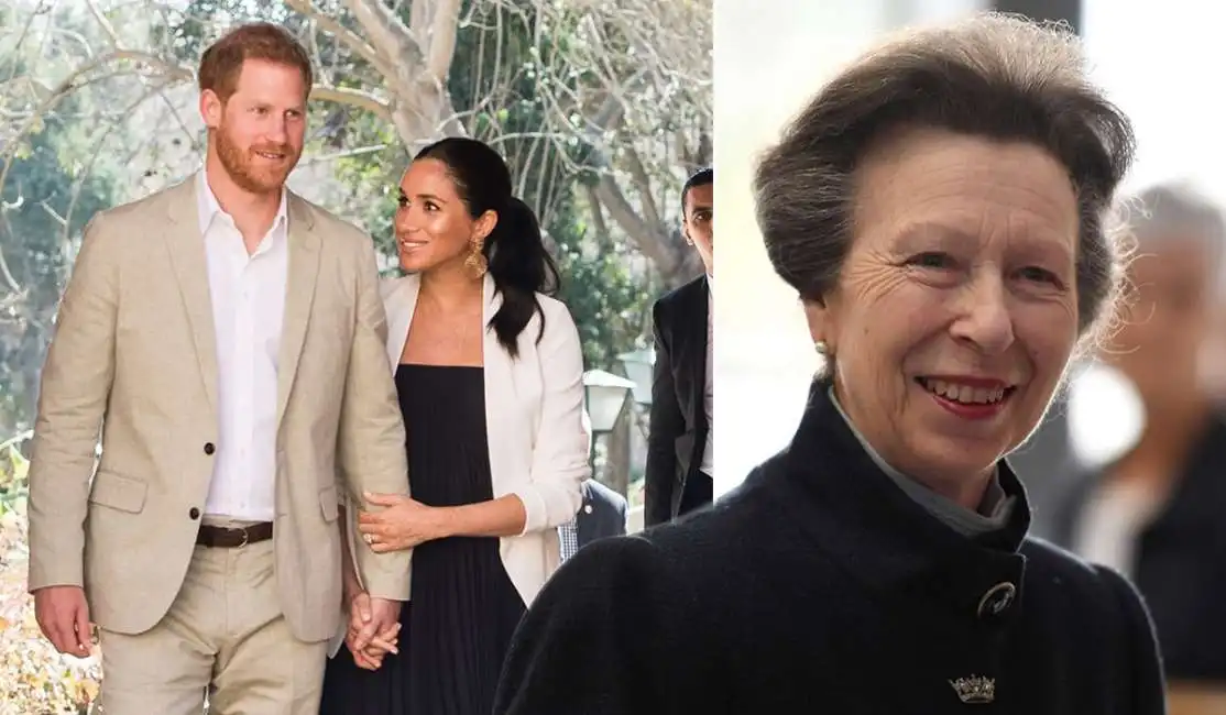 principessa anna principe harry meghan markle