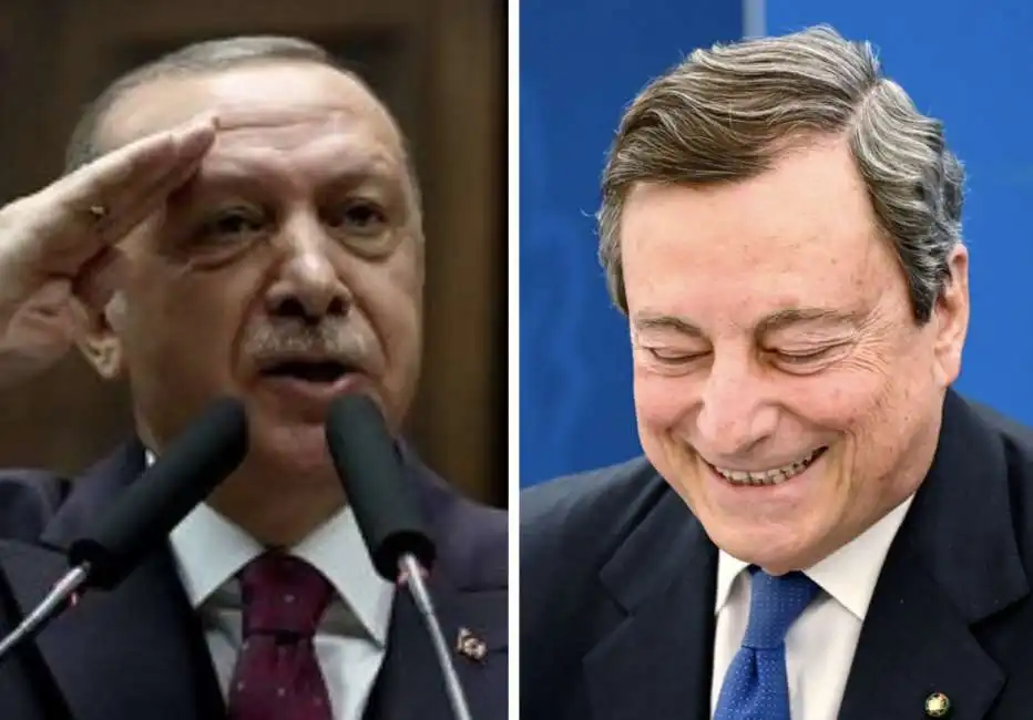 recep tayyip erdogan mario draghi