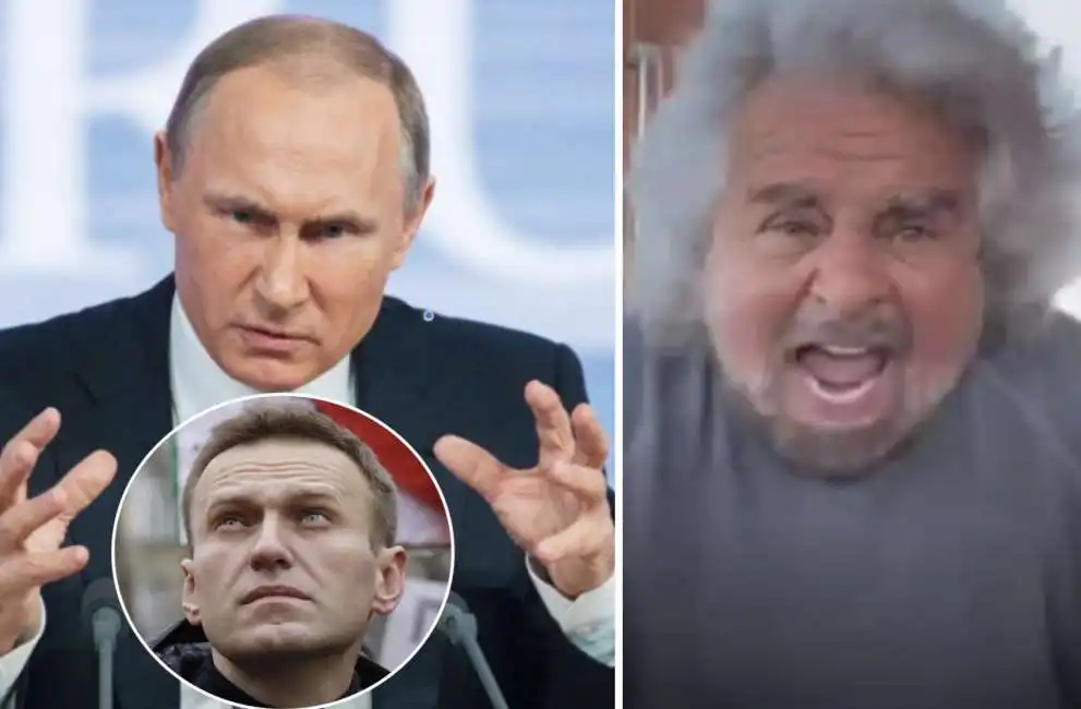 vladimir putin beppe grillo navalny