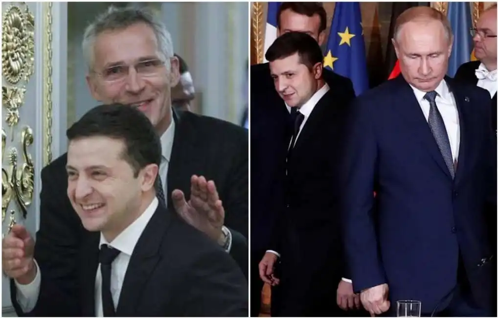 volodymyr zelensky jens stoltenberg vladimir putin