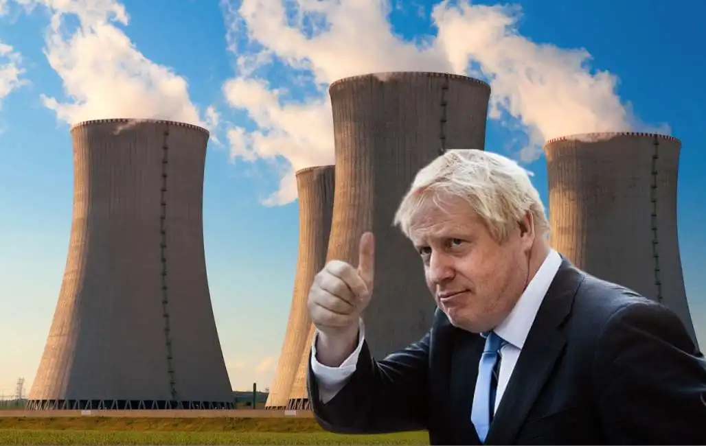 boris johnson centrali nucleari uk