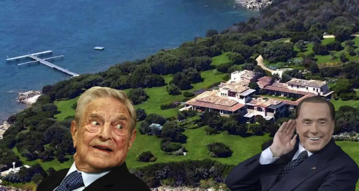 george soros silvio berlusconi villa certosa 