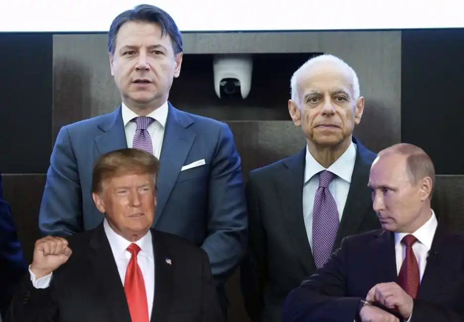 giuseppe conte gennaro vecchione donald trump vladimir putin 