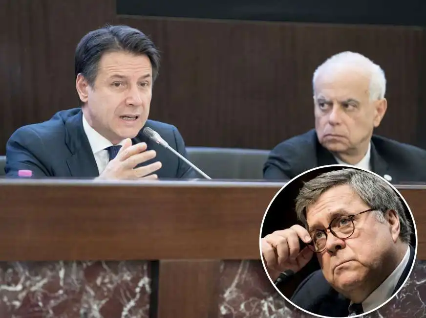 giuseppe conte gennaro vecchione william barr 