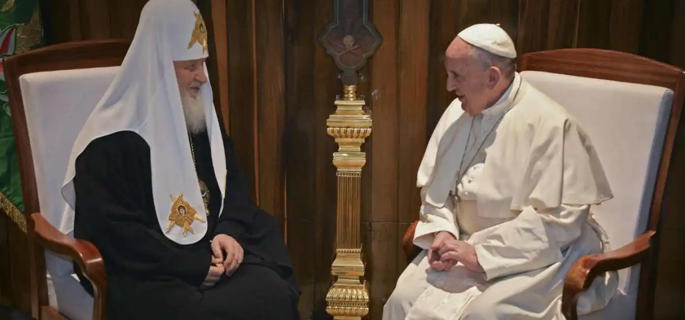 il patriarca di mosca kirill e il papa