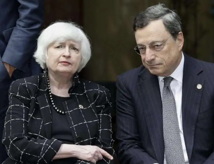 janet yellen mario draghi 