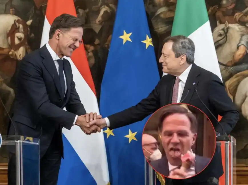 mark rutte mario draghi 