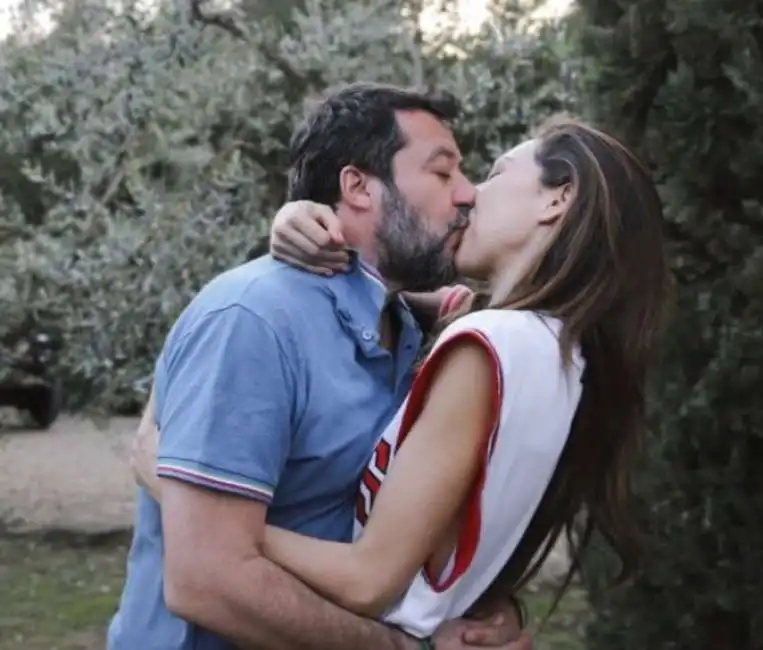 matteo salvini e francesca verdini