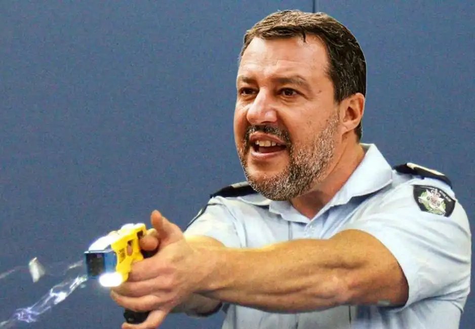 matteo salvini taser 