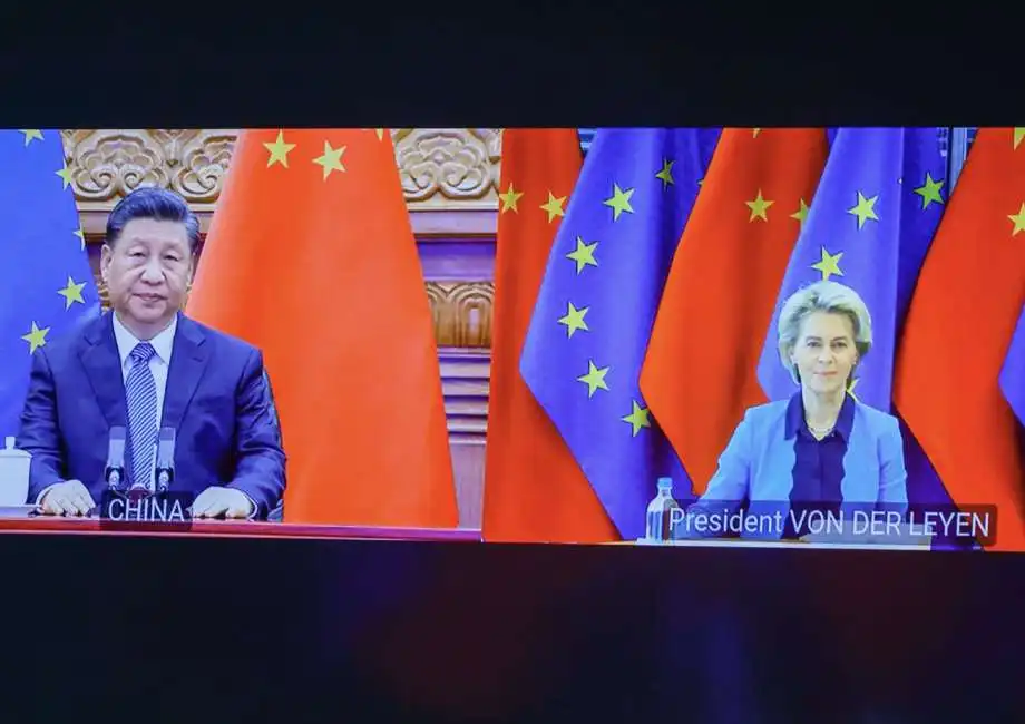 xi jinping - ursula von der leyen - summit ue cina 