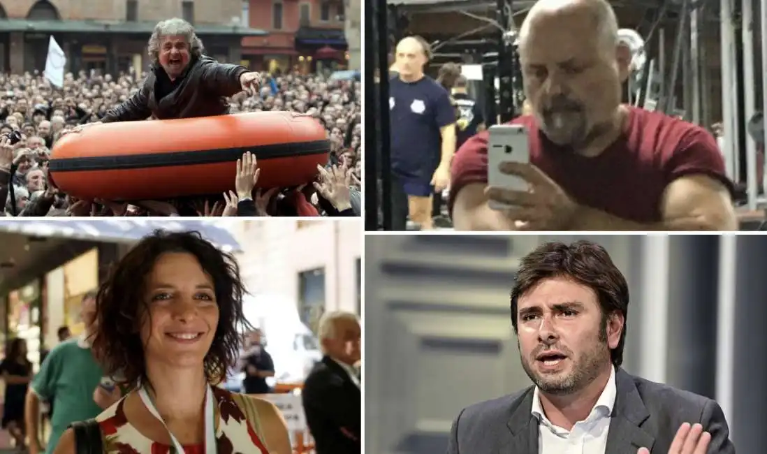 beppe grillo emanuele dessi di battista rachele silvestri