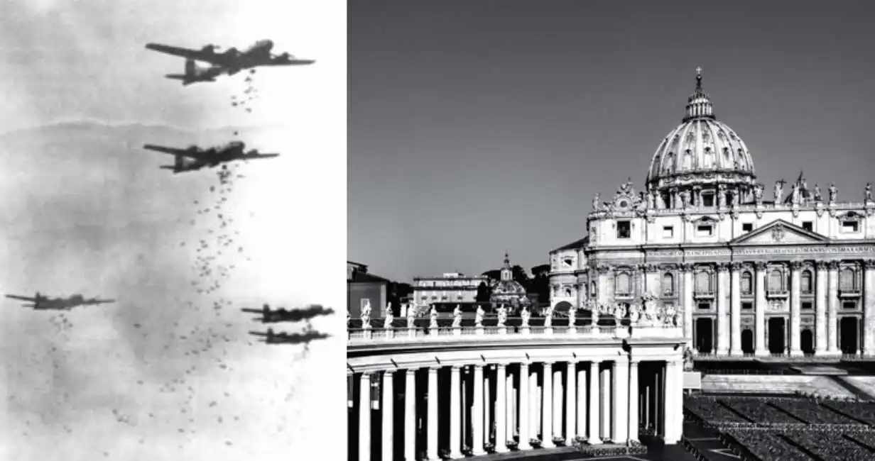 bombardamento inglesi vaticano san pietro