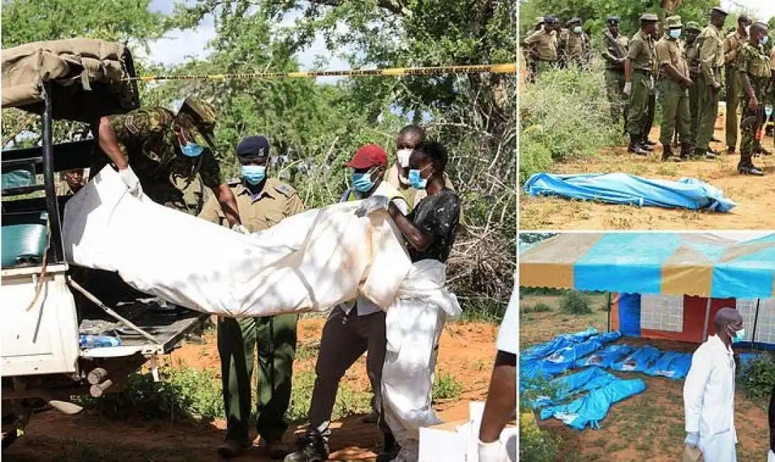 cadaveri in fosse comuni in kenya