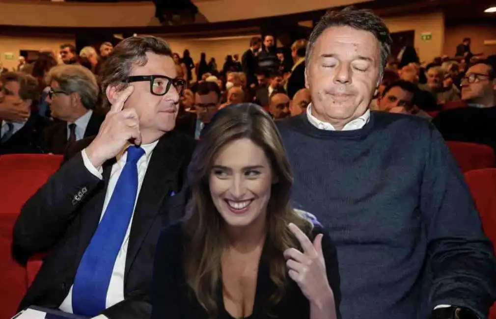 carlo calenda matteo renzi maria elena boschi 