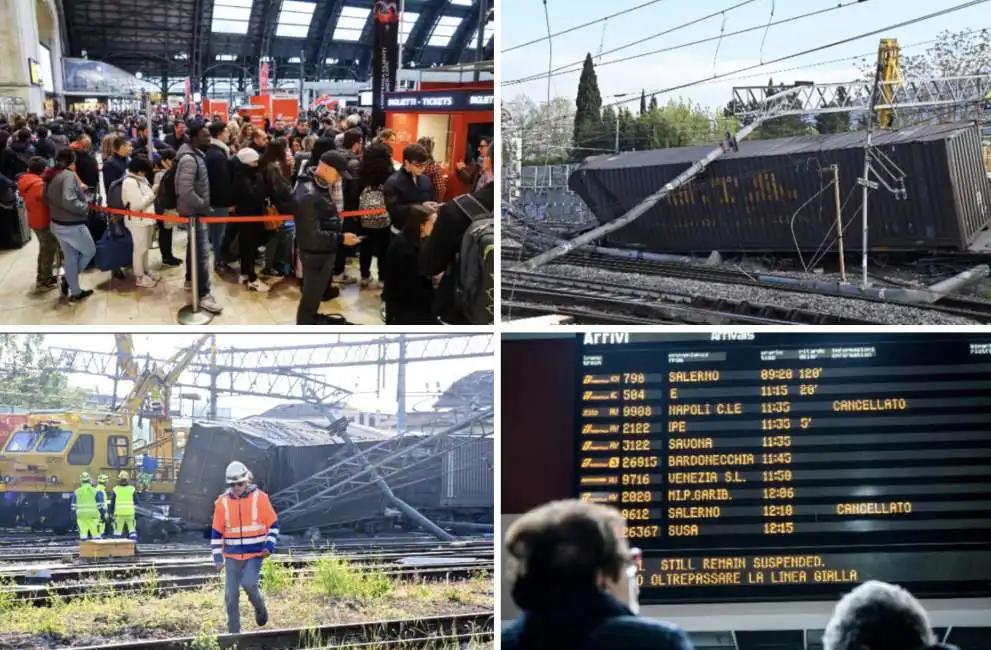 deragliamento treno vagone merci firenze castello treni ritardi 