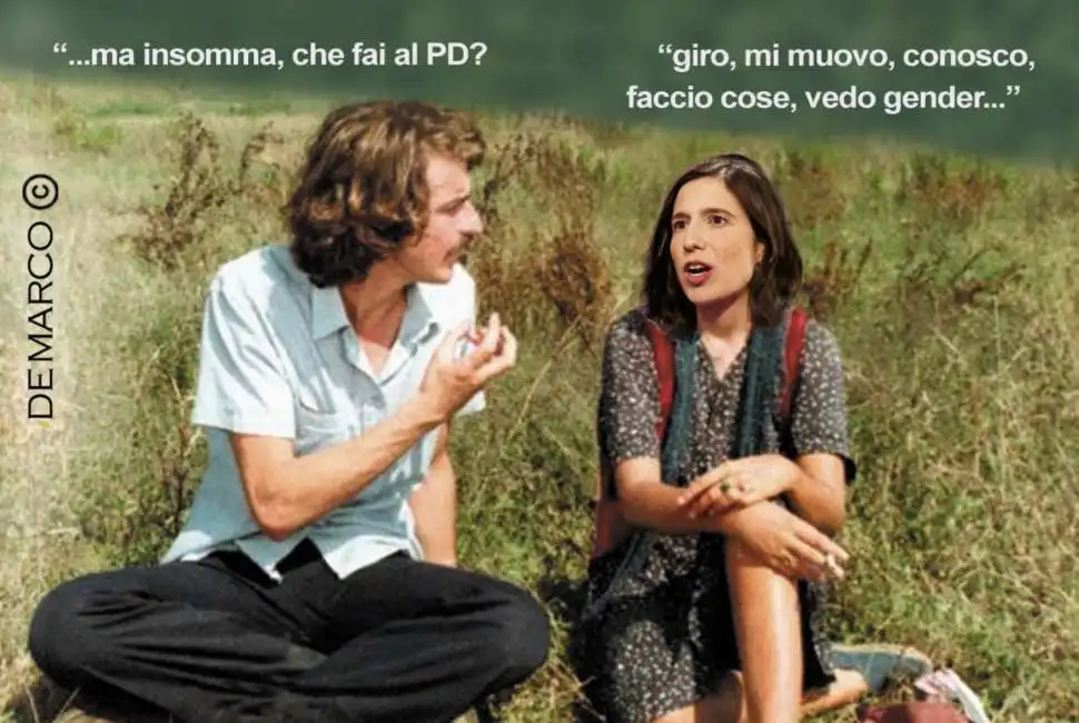 elly schlein meme nanni moretti 