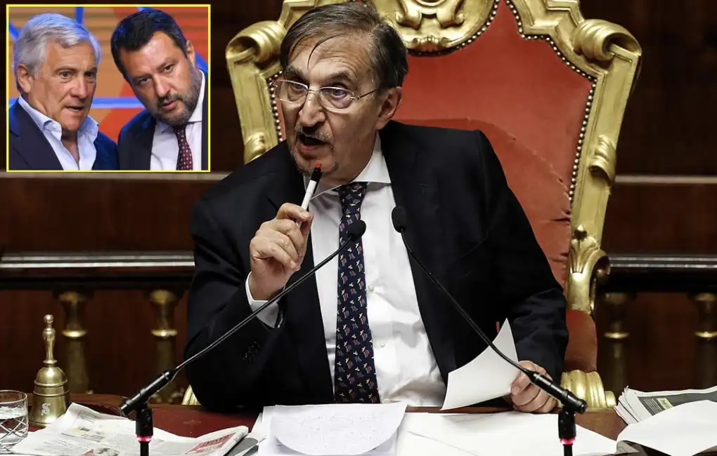 ignazio la russa antonio tajani matteo salvini