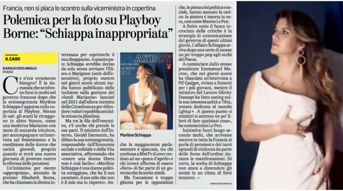 la stampa marlene schiappa playboy