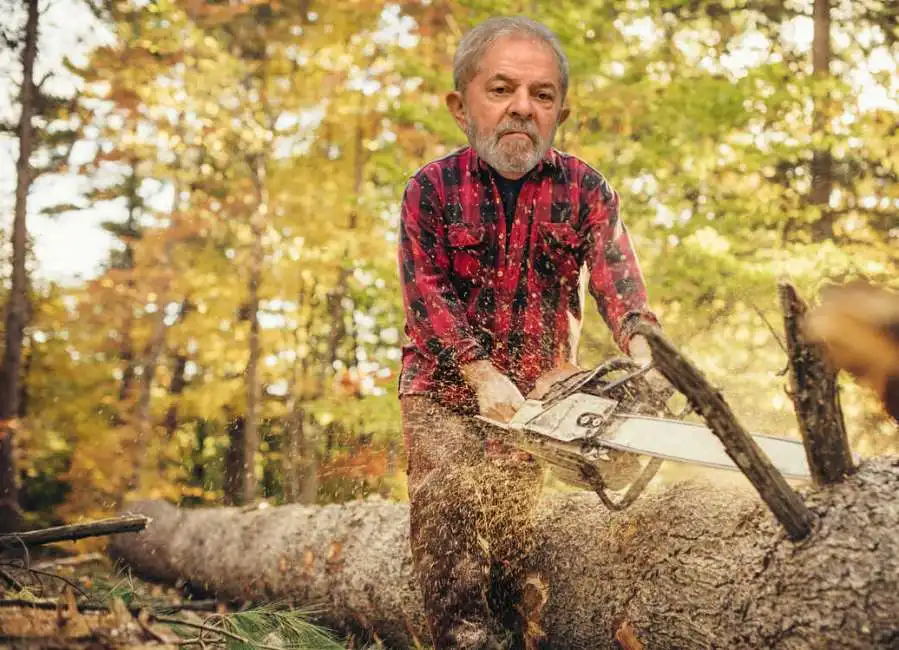 lula da silva sega motosega foresta amazzonica