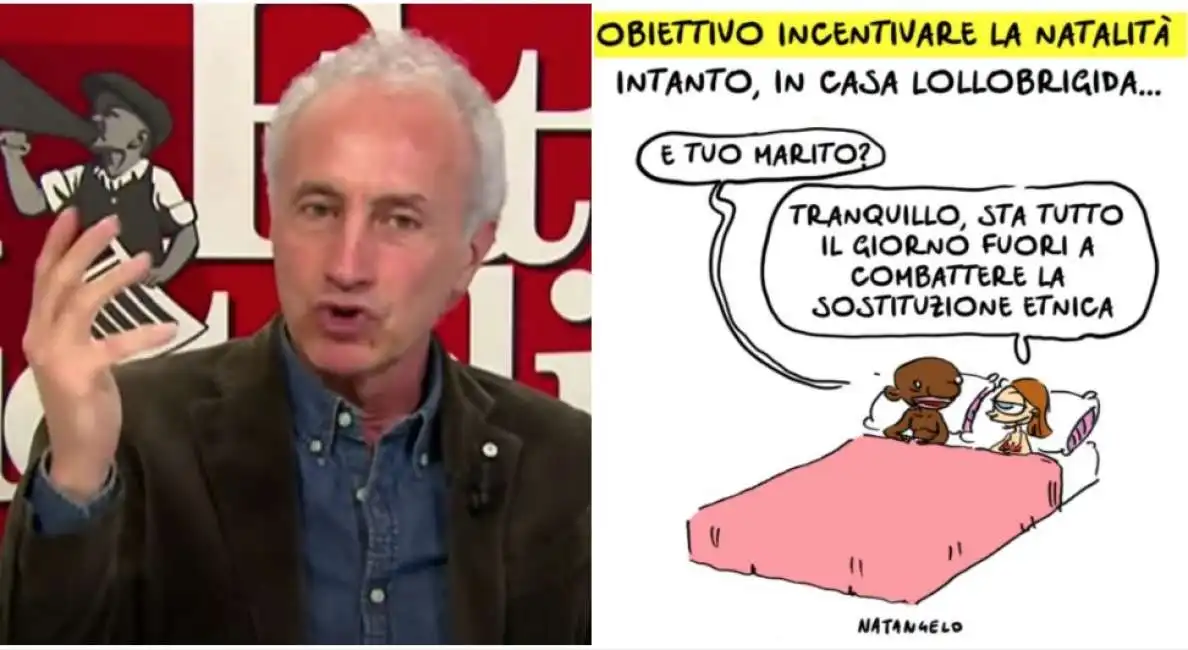 marco travaglio vignetta natangelo