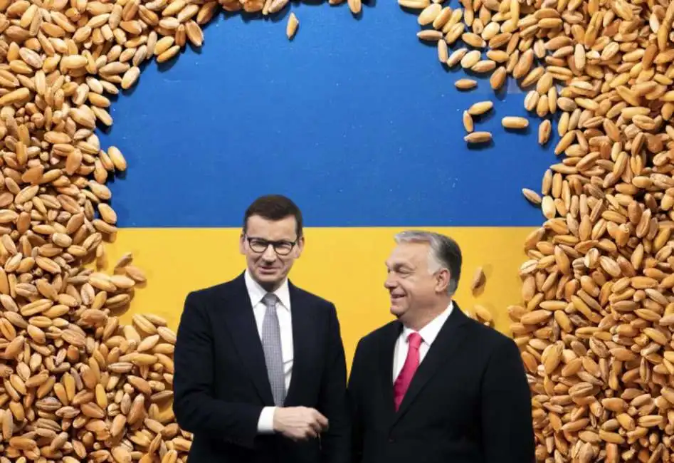 mateusz morawiecki viktor orban grano ucraina 