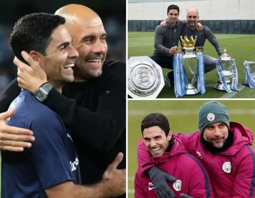 pep guardiola mikel arteta manchester city arsenal 